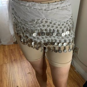 Belly dancing skirt 🤍